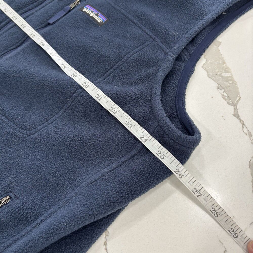 Patagonia Vest Mens Size XXL Synchilla Navy Blue Fleece *custom embroidery - Picture 5 of 6